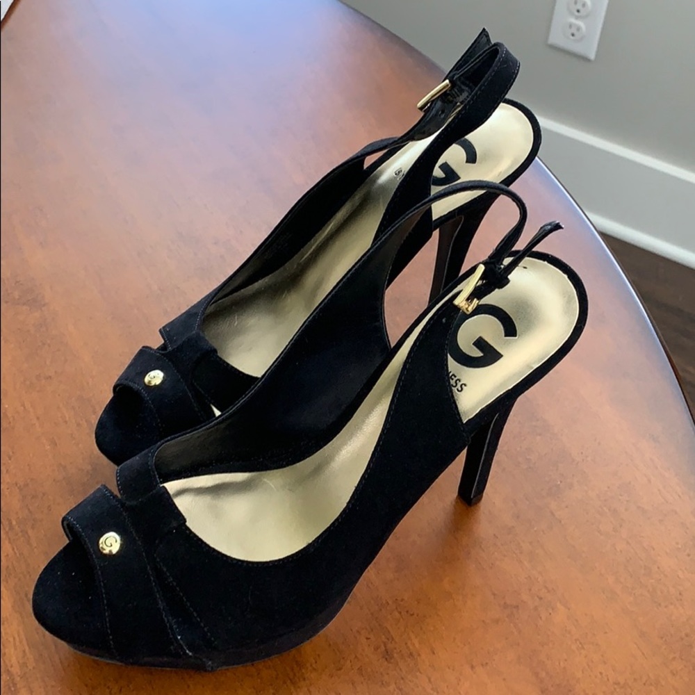 G by Guess black heels . Only wore one time